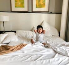 boy on a bed